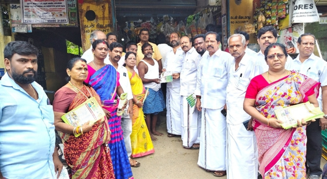 தாம்பரம் கிழக்கு பகுதியில் தி.மு.க. அரசின் அவலங்களை வெளிப்படுத்தும் திண்ணை பிரச்சாரம் மற்றும் துண்டு பிரசுர நிகழ்ச்சி
