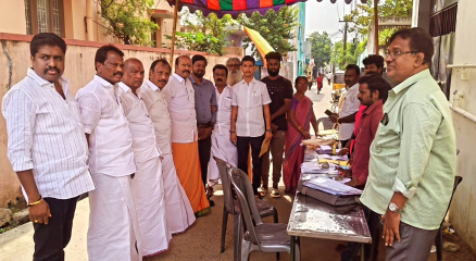 நந்திவரம்–கூடுவாஞ்சேரி நகரில் சிறப்பு தீவிர வாக்காளர் பட்டியல் திருத்தப் பணிகளை நேரில் ஆய்வு செய்த தருணம்