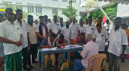 தாம்பரம் சட்டமன்ற தொகுதியில் சேலையூர் பாகங்களில் சிறப்பு வாக்காளர் பட்டியல் திருத்த பணிகளை ஆய்வு