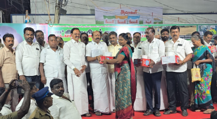 பம்மல் தெற்கு பகுதியில் நடைபெற்ற பொதுக்கூட்டம் – விடியா திமுக அரசை கண்டித்து, ஏழை எளியவர்களுக்கு நலத்திட்ட உதவிகள் வழங்கப்பட்ட விழா