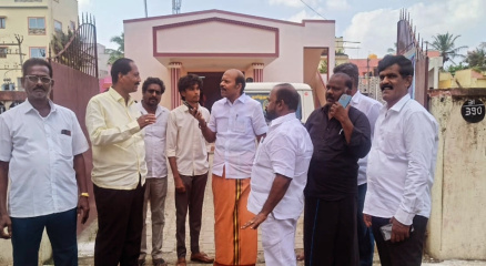 மாடம்பாக்கம் பகுதியில் நடைபெறும் சிறப்பு தீவிர வாக்காளர் பட்டியல் திருத்தப் பணிகளை நேரில் ஆய்வு செய்த தருணம்