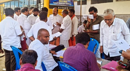 தாம்பரம் கிழக்கு பகுதியில் சிறப்பு தீவிர வாக்காளர் பட்டியல் திருத்தப் பணிகளை நேரில் ஆய்வு செய்த தருணம்